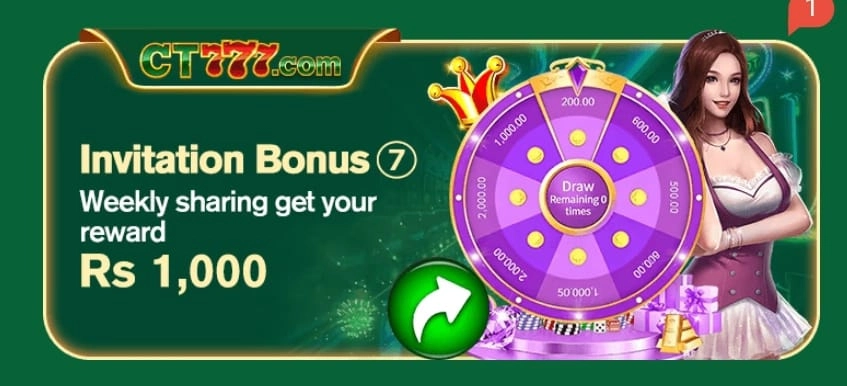 CT777 Game Invitation Bonus