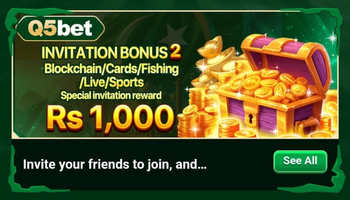 Q5Bet Game Invitation Bonus