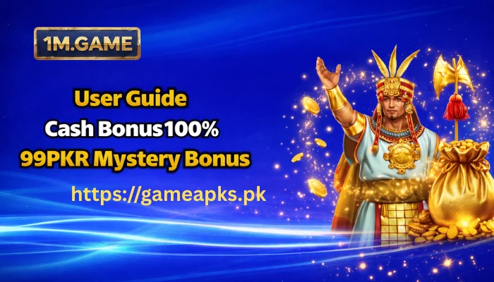1M Game guide banner showing how to play and app instructions