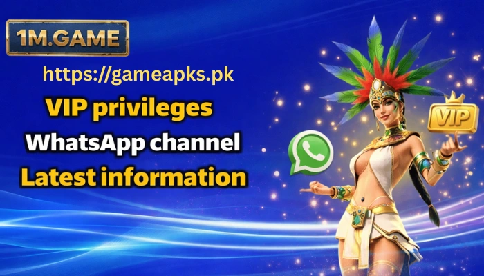 1M Game VIP privileges banner showing premium member benefits