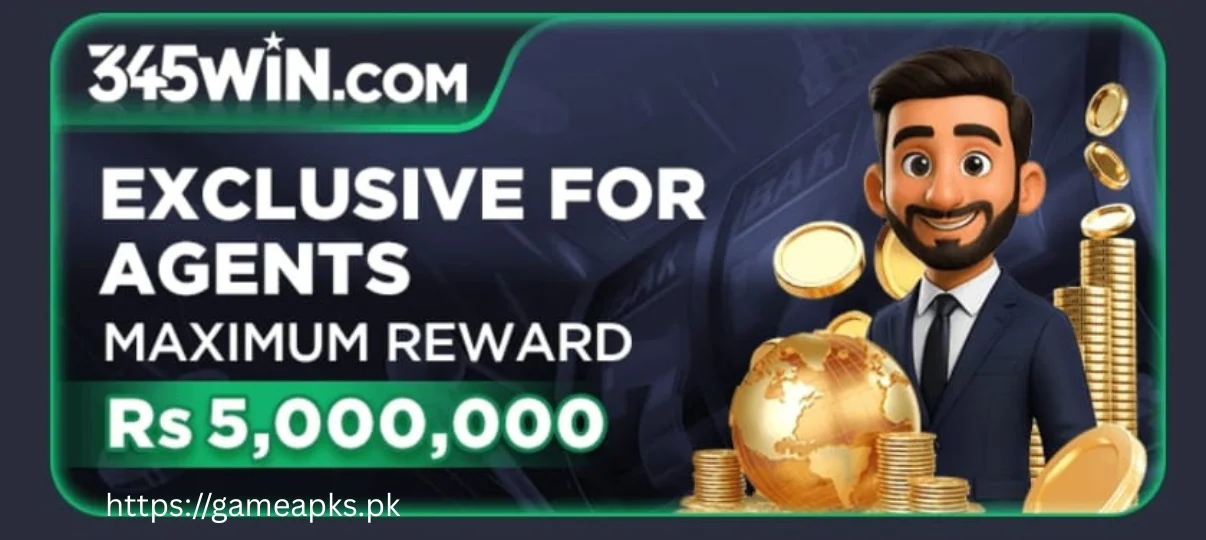 345Win Game Agent Bonus banner