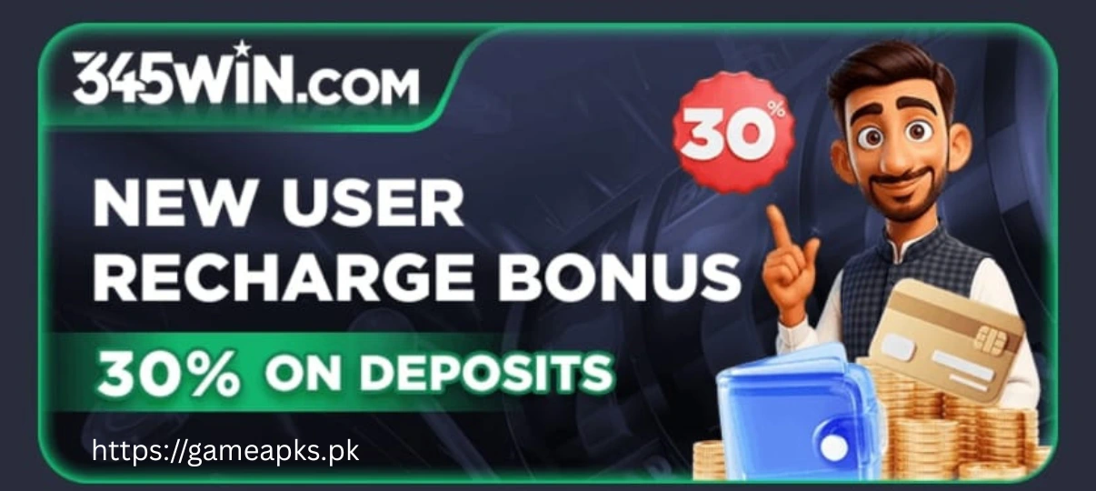 345Win Game Recharge Bonus banner