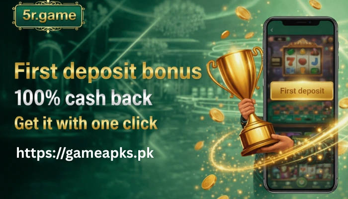 5R Game First Deposit Bonus promotion banner