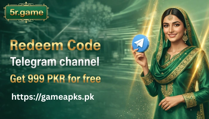 5R Game Redeem Code Telegram promotion banner