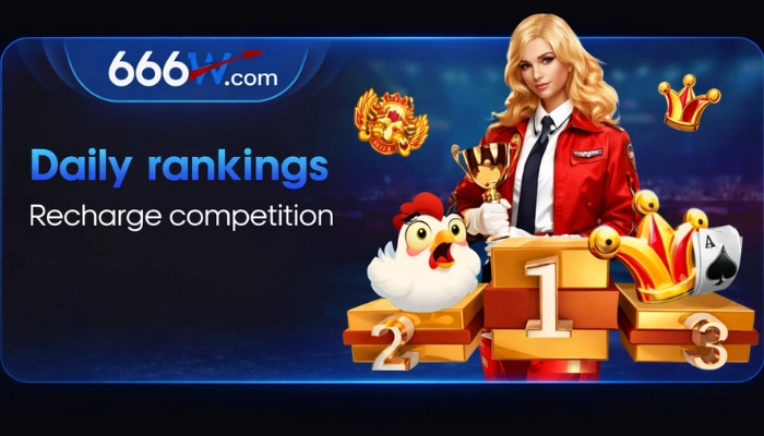 666W Game daily rankings recharge competition banner