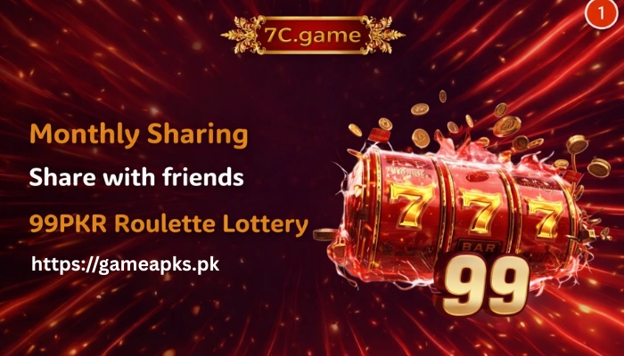 7C Game monthly sharing lottery promotion banner
