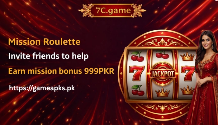 7C Game lucky slot jackpot promotion banner