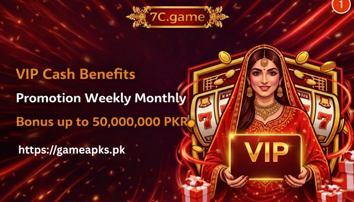 7C Game VIP cash benefits promotion banner