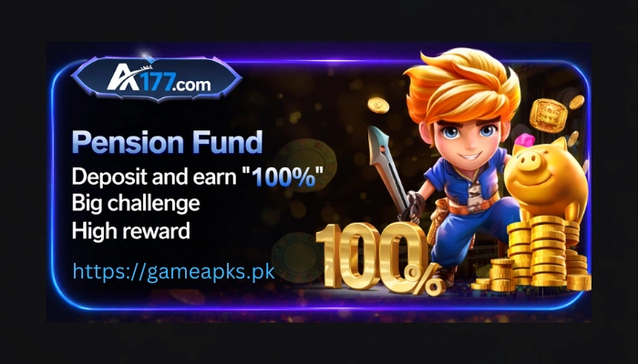 A177 Game pension fund high reward banner