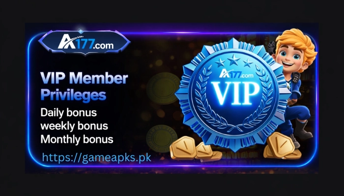 A177 Game VIP member privileges banner