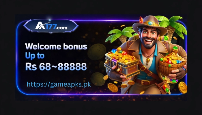 A177 Game welcome bonus promotion banner