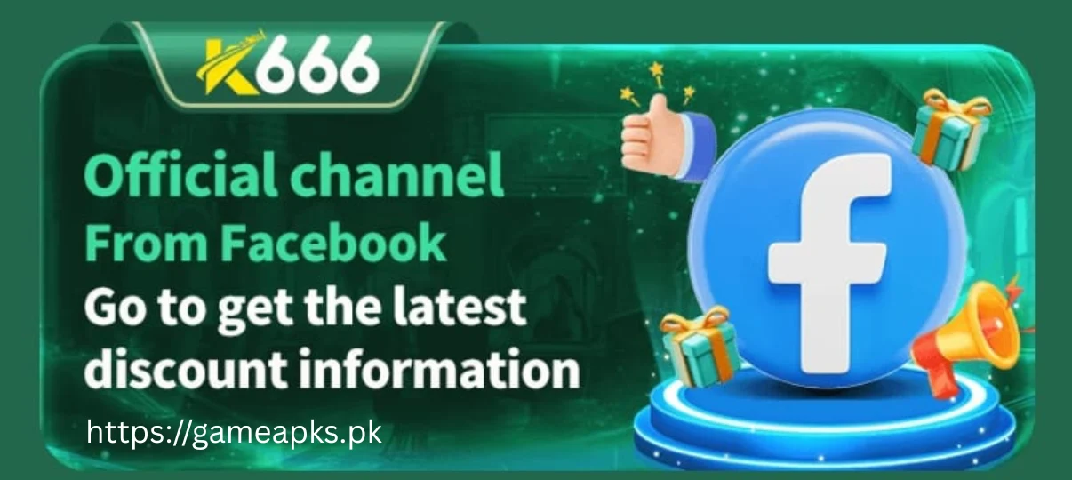K666 Game Facebook Channel banner