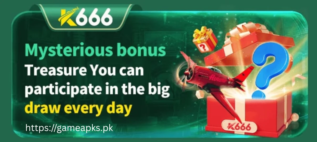 K666 Game Mystery Bonus banner