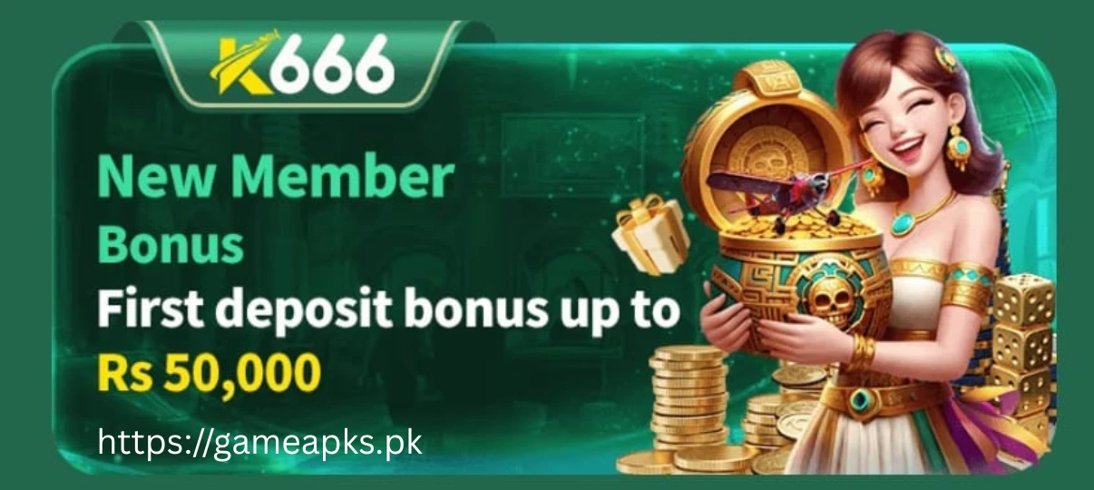 K666 Game New Member Bonus banner
