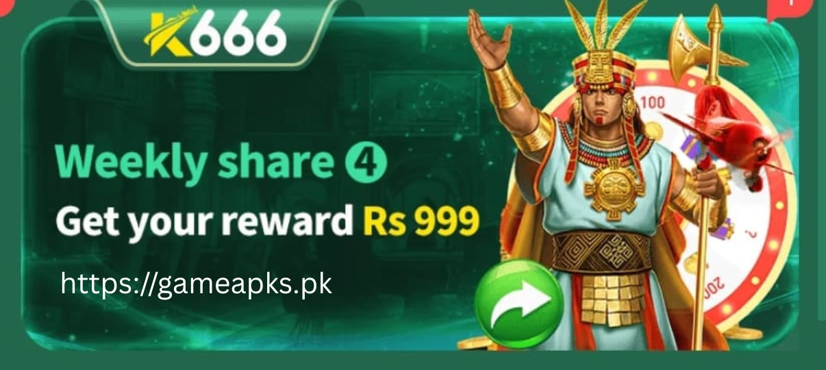 K666 Game Weekly Bonus banner