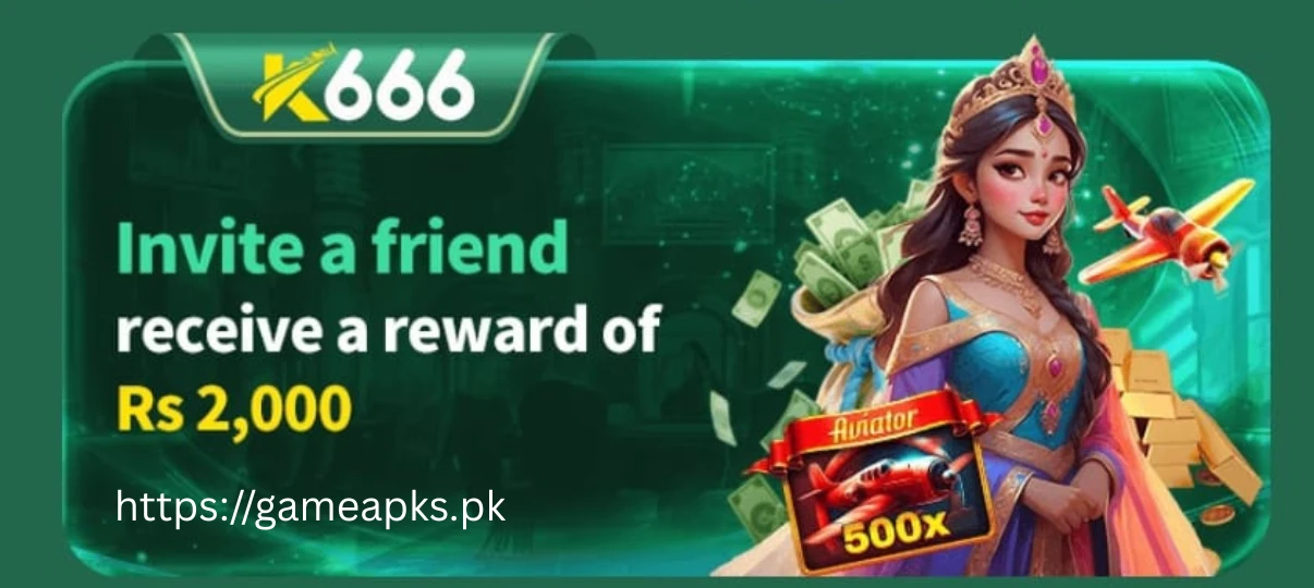 K666 Game Invitation Bonus banner