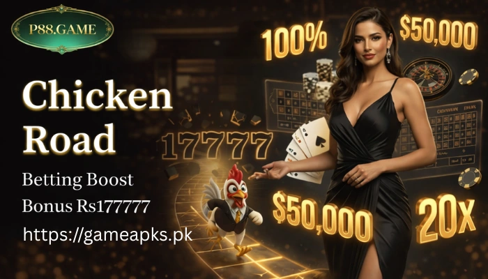P88 Game Chicken Road banner