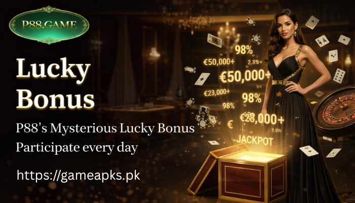 P88 Game Lucky Bonus banner
