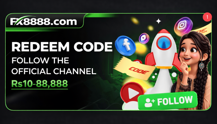 PK8888 Game redeem code bonus promotion banner