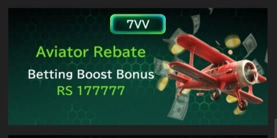 7VV Bet Game aviator rebate cashback banner