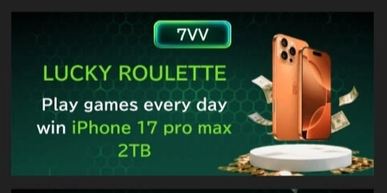7VV Bet Game lucky roulette spin banner