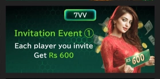 7VV Bet Game invitation event banner