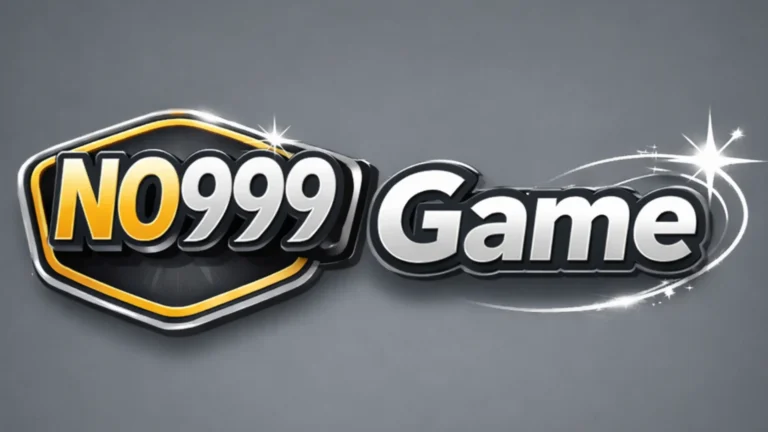 NO999 Game official logo with gray background modern gaming platform icon