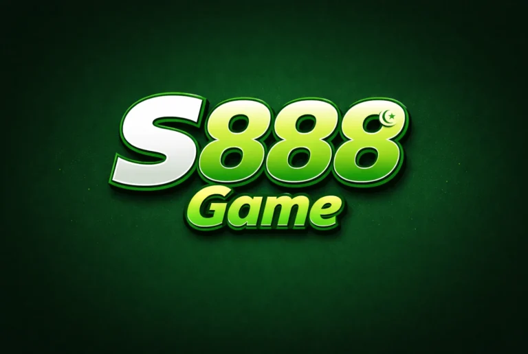 S888 Game logo with dark green background mobile casino gaming platform