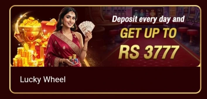 W33 Game lucky wheel spin feature banner