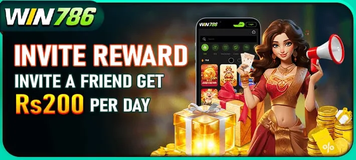 Win786 Game invite bonus referral system